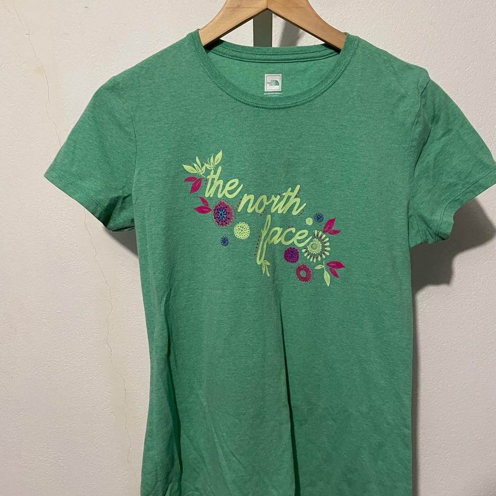 The North Face Women's Green Floral Tee